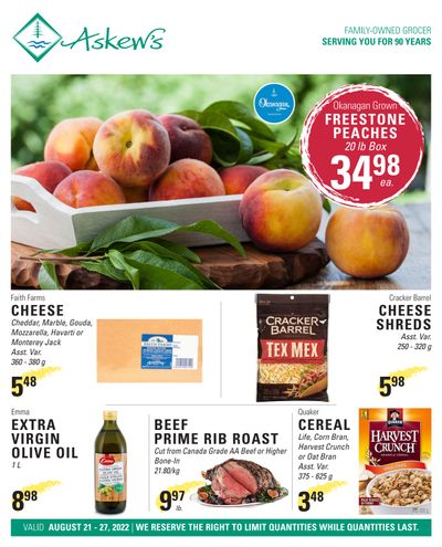 Askews Foods Flyer August 21 to 27