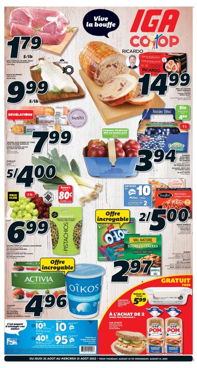 IGA (NB) Flyer August 25 to 31