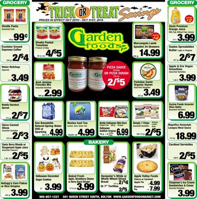 Garden Foods Flyer October 25 to 31