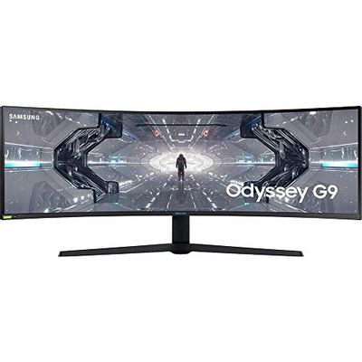 SAMSUNG 49-inch Odyssey G9 Gaming Monitor | QHD, 240hz, 1000R Curved, QLED, NVIDIA G-SYNC & FreeSync | LC49G95TSSNXZA Model $1498 (Reg $1999.99)