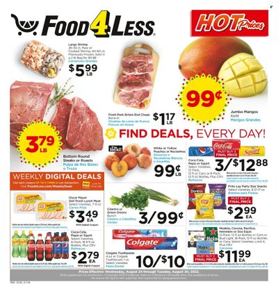 Food 4 Less (CA) Weekly Ad Flyer Specials August 24 to August 30, 2022