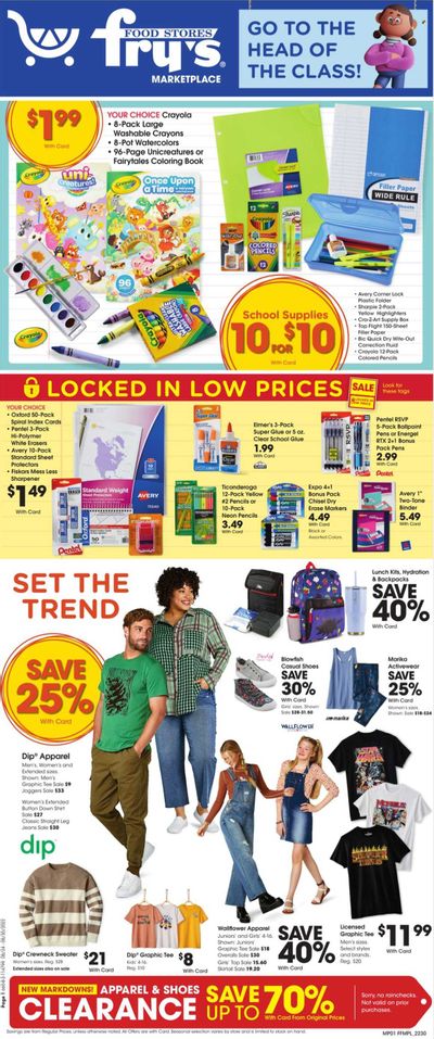 Fry’s (AZ) Weekly Ad Flyer Specials August 24 to August 30, 2022