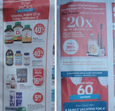 Shoppers Drug Mart Canada: 20x The Points When You Spend $75 On Cosmetics August 27th – September 1st