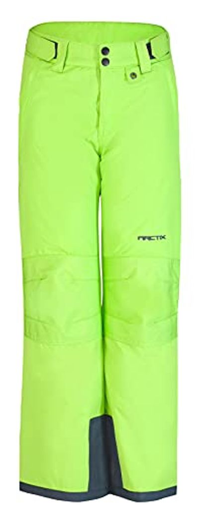 Arctix Youth Snow Pants with Reinforced Knees and Seat, Lime Green, X-Small Regular $10.4 (Reg $13.23)