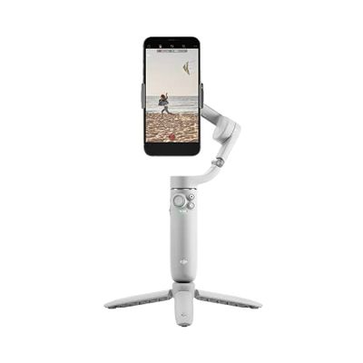 DJI OM 5 Smartphone Gimbal Stabilizer, 3-Axis Phone Gimbal, Built-in Extension Rod, Portable and Foldable, Android and iPhone Gimbal with ShotGuides, Vlogging Stabilizer, YouTube TikTok Video, Gray $149.99 (Reg $179.00)