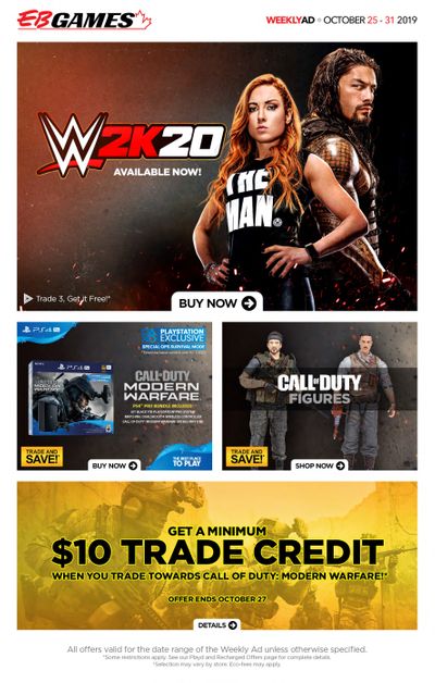 EB Games Flyer October 25 to 31