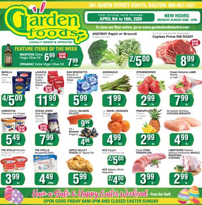 Garden Foods Flyer April 8 to 16