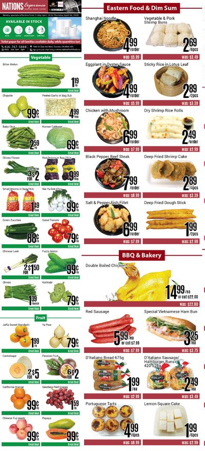 Nations Fresh Foods (Toronto) Flyer April 10 to 16