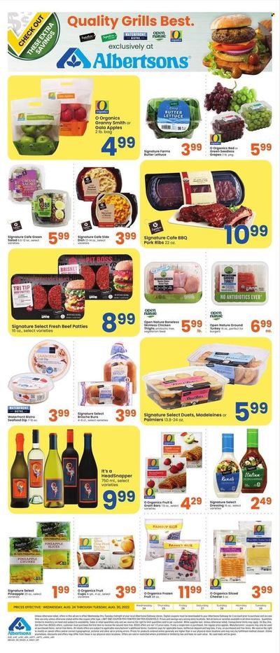 Albertsons (CA, ID, LA, MT, OR, TX, WA) Weekly Ad Flyer Specials August 24 to August 30, 2022
