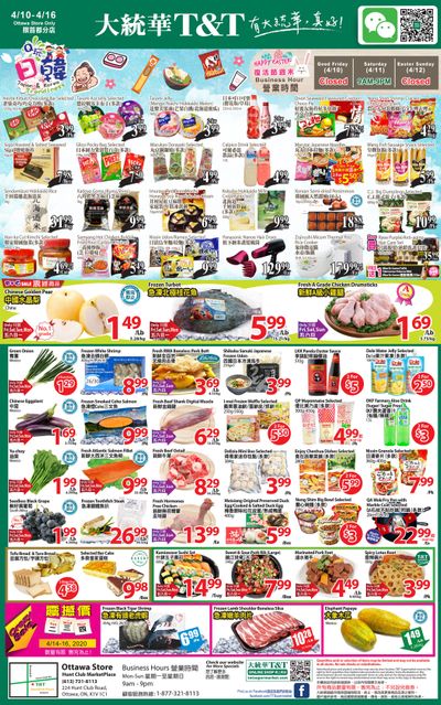 T&T Supermarket (Ottawa) Flyer April 10 to 16