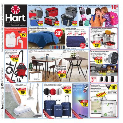 Hart Stores Flyer August 24 to September 6