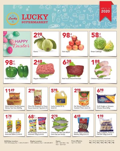 Lucky Supermarket (Winnipeg) Flyer April 10 to 16