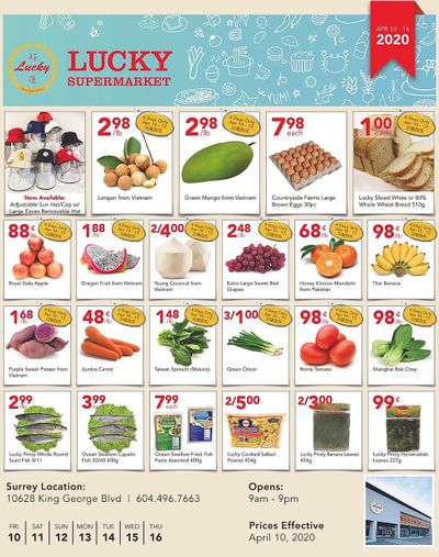 Lucky Supermarket (Surrey) Flyer April 10 to 16