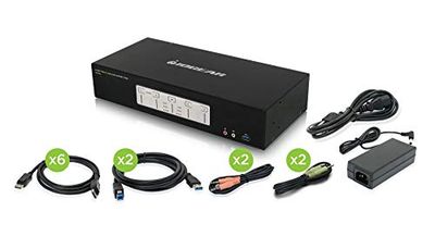 IOGEAR 4-Port 4K Triple View DisplayPort KVMP Switch w/Full Set of Cables (TAA) GCS1964 $744.29 (Reg $1043.16) IOGEAR 4-Port 4K Triple View DisplayPort KVMP Switch w/Full Set of Cables (TAA) GCS1964 $744.29 (Reg $1043.16)