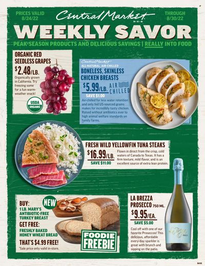 Central Market (TX) Weekly Ad Flyer Specials August 24 to August 30, 2022