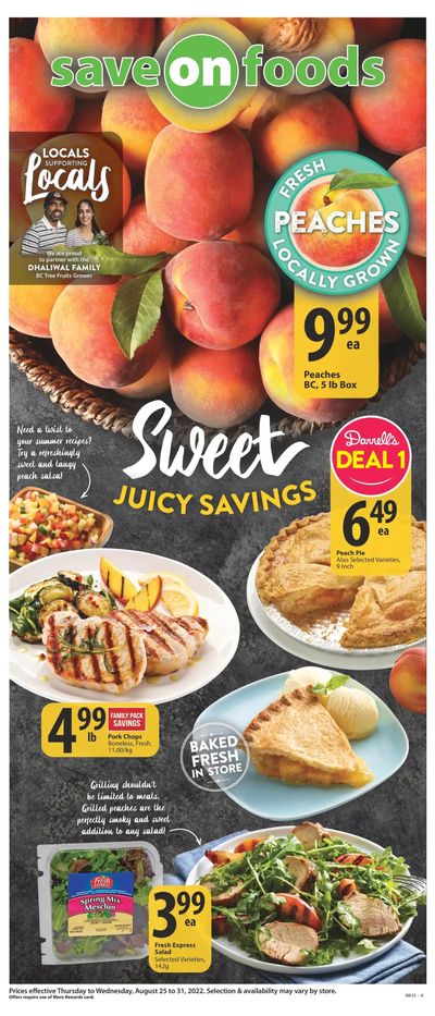 Save on Foods (BC) Flyer August 25 to 31