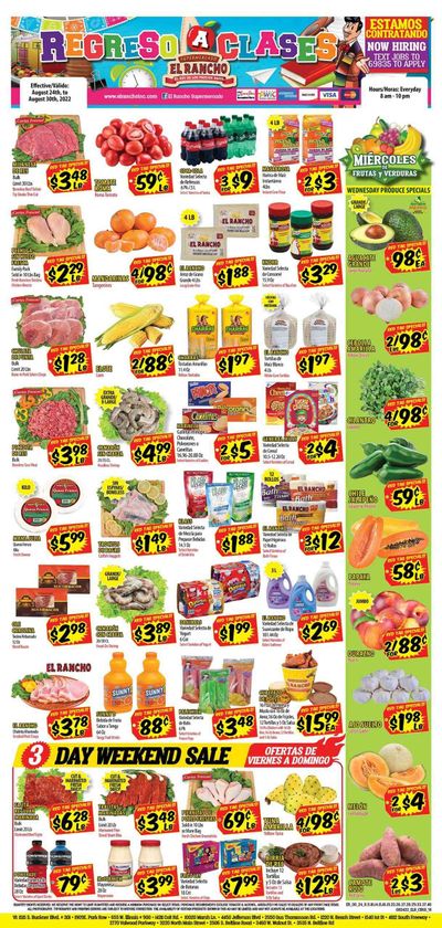 El Rancho (TX) Weekly Ad Flyer Specials August 24 to August 30, 2022