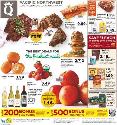 QFC (WA) Weekly Ad Flyer Specials August 24 to August 30, 2022