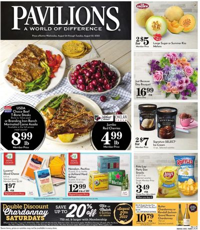Pavilions (CA) Weekly Ad Flyer Specials August 24 to August 30, 2022