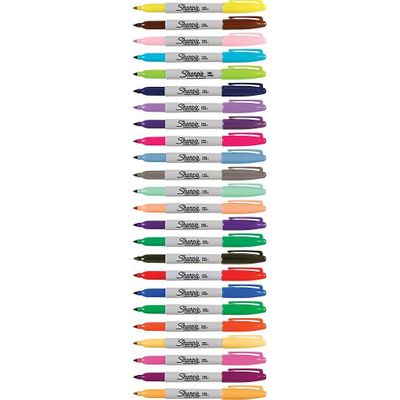 Sharpie Fine Permanent Markers, Assorted Colours, 24 Pack On Sale for $ 15.00 ( Save $ 9.99 ) at Staples Canada