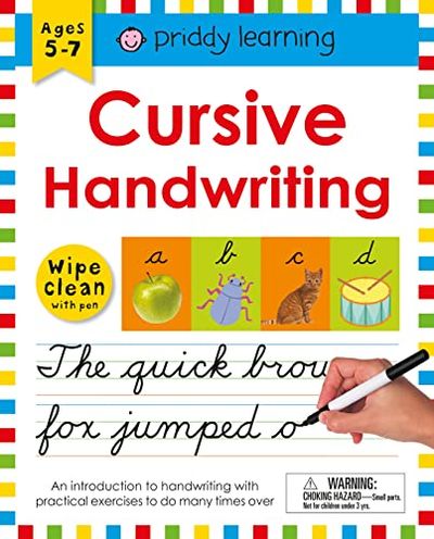 Wipe Clean Workbook: Cursive Handwriting: Ages 5-7; wipe-clean with pen $6.06 (Reg $12.99)