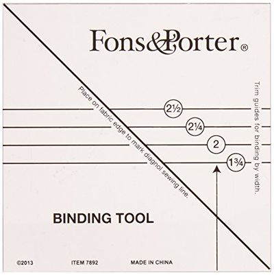 Dritz Fons & Porter Binding Tool, Clear $11.37 (Reg $17.68)
