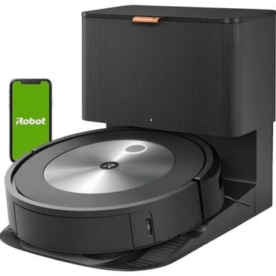 iRobot Roomba j7+ (7550) Self-Emptying Robot Vacuum – Identifies and avoids Obstacles Like pet Waste & Cords, Empties Itself for 60 Days, Smart Mapping, Works with Alexa, Ideal for Pet Hair $798.98 (Reg $999.99)