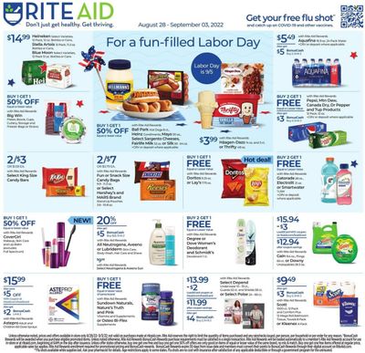 RITE AID Weekly Ad Flyer Specials August 28 to September 3, 2022
