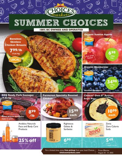 Choices Market Flyer August 25 to 31