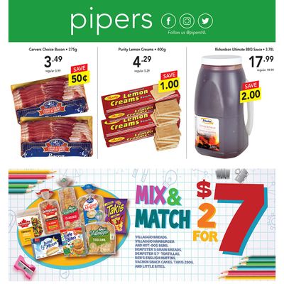 Pipers Superstore Flyer August 25 to 31