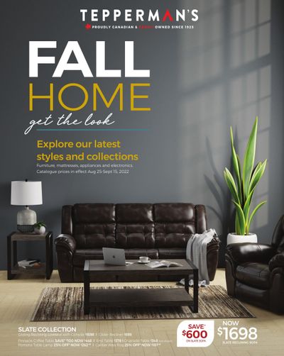 Tepperman's Fall Home Flyer August 26 to September 15
