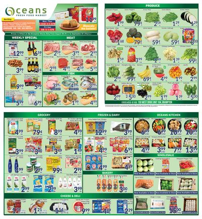Oceans Fresh Food Market (Brampton) Flyer August 26 to September 1