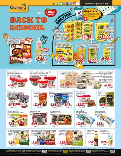 Fusion Supermarket Flyer August 26 to September 1