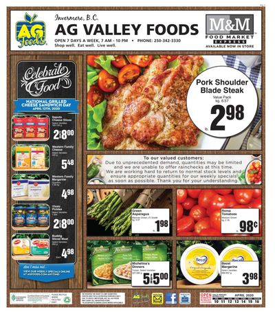 AG Foods Flyer April 10 to 16