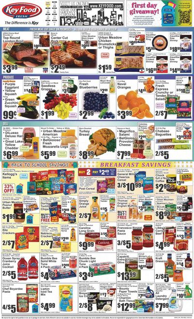 Key Food (NY) Weekly Ad Flyer Specials August 26 to September 1, 2022