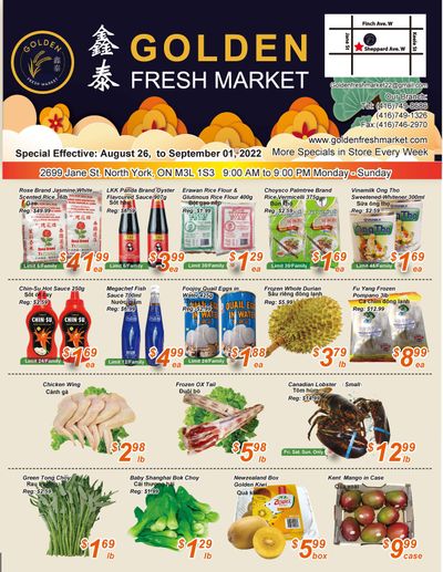 Golden Fresh Market Flyer August 26 to September 1