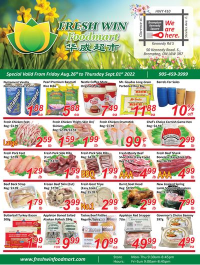 Fresh Win Foodmart Flyer August 26 to September 1
