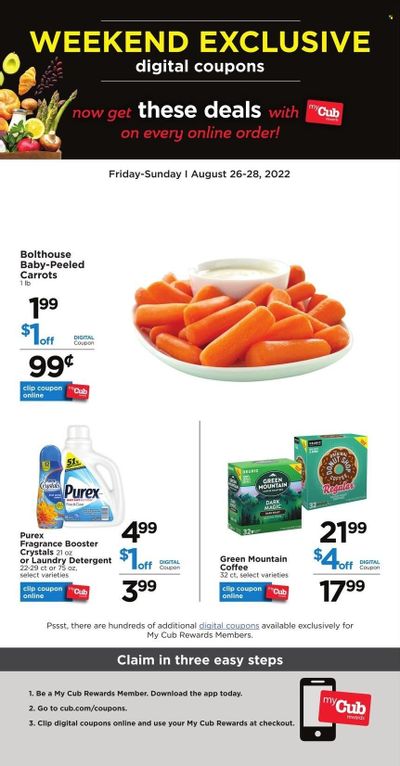 Cub Foods (MN) Weekly Ad Flyer Specials August 26 to August 28, 2022