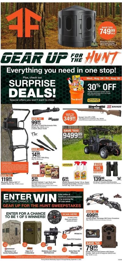Fleet Farm (IA, MN, ND, WI) Weekly Ad Flyer Specials August 24 to September 5, 2022