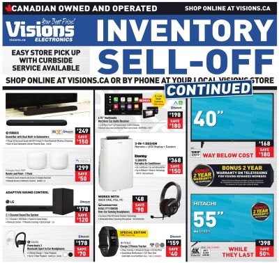 Visions Electronics Flyer April 10 to 16