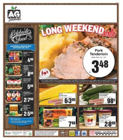AG Foods Flyer August 26 to September 1 