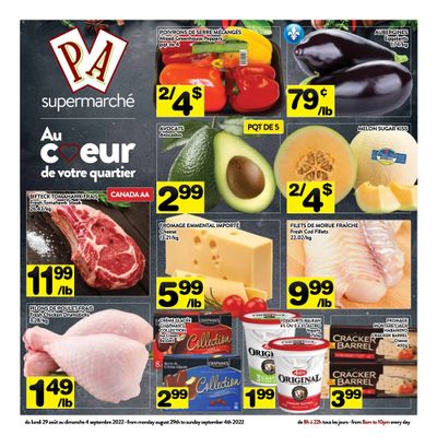Supermarche PA Flyer August 29 to September 4