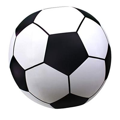 GoFloats Giant Inflatable Soccer Ball Made from Premium Raft Grade Vinyl, Black & White 2.5' $25.99 (Reg $42.54)