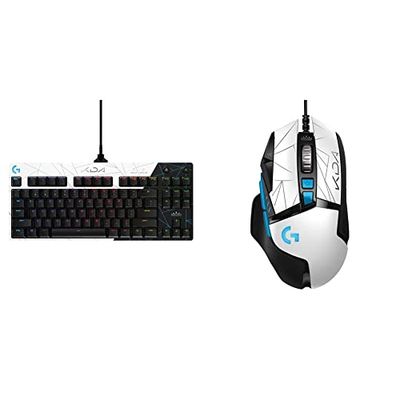 Logitech G502 Hero K/DA High Performance Gaming Mouse + G PRO K/DA Mechanical Gaming Keyboard, Ultra-Portable Tenkeyless Design $189.98 (Reg $269.98)