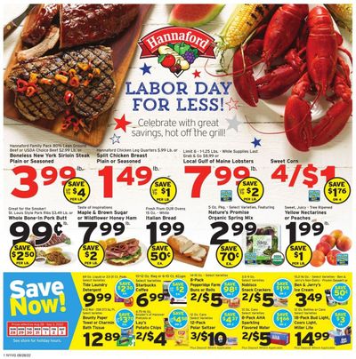 Hannaford (NY) Weekly Ad Flyer Specials August 28 to September 3, 2022