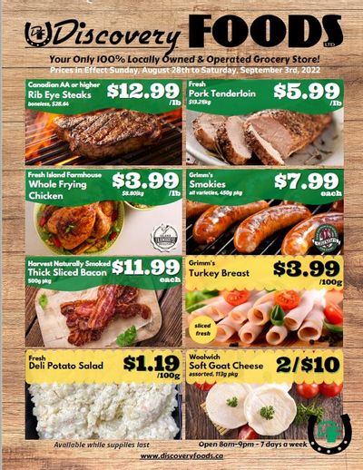 Discovery Foods Flyer August 28 to September 3