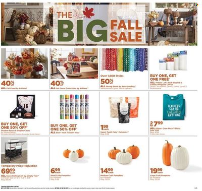 Michaels Weekly Ad Flyer Specials August 28 to September 3, 2022