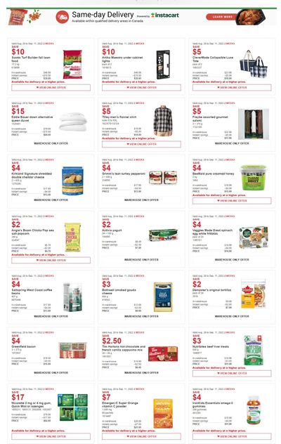 Costco (BC, AB, SK & MB) Weekly Savings August 29 to September 11 Costco (BC, AB, SK & MB) Weekly Savings August 29 to September 11