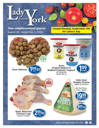 Lady York Foods Flyer August 29 to September 4