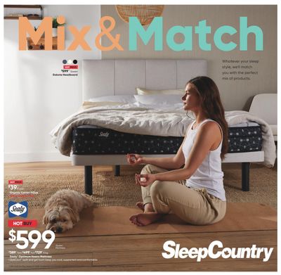 Sleep Country Flyer August 29 to September 6